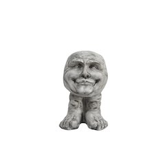 Joyful Grin: Whimsical Elegance in a Planter