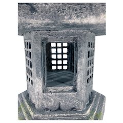 40In Grey Stone Pagoda Lantern