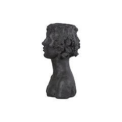 Graceful Muse Classic Lady Head Plant Stand Statue