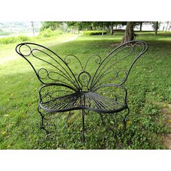 Antique Black Butterfly Chair