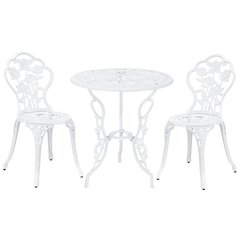 White Rose Bistro 3 Pc Set
