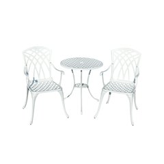 White Haven Retreat- All-Weather Cast Aluminium Bistro Set