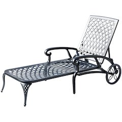Garden Grace- Black Cast Aluminium Garden Bench