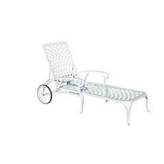 Pure Elegance- White Cast Aluminium Garden Bench for Outdoor Tranquility