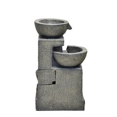 3 Bowl Fountain W/2 Warm White LEDs