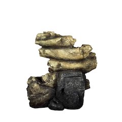 4 Level Logs Fountain W/LED