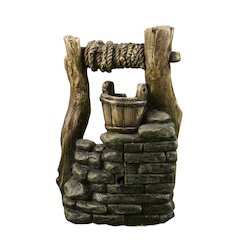 Well Fountain W/2 Buckets & LED