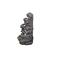 Multi Level Rock Fountain W/LED