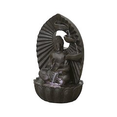 Stacking Bowls Buddha Fountain W/Wt LED