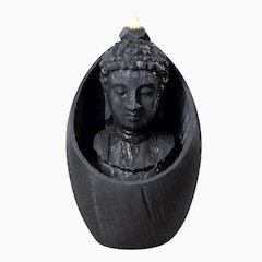 22" H Buddha Head Water Fountain LEDs