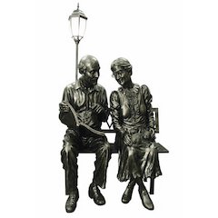 Old Couple Street Lamp
