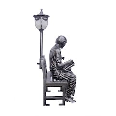 Small Old Couple W/Street Lamp