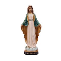 12in Virgin Mary Figure Statue Religious Decor