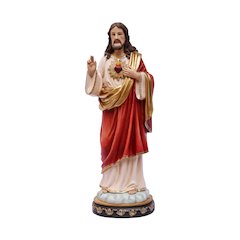 24 in Sacred Heart of Jesus Statue Religious Decor Indoor/Outdoor