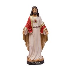 24 in Sacred Heart of Jesus Statue Religious Decor Indoor/Outdoor