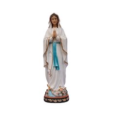 24" Our Lady of Lourdes Statue Mary Figure Religious Decor Indoor/Outdoor