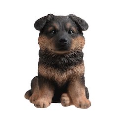 10" German Shepherd Puppy Statue