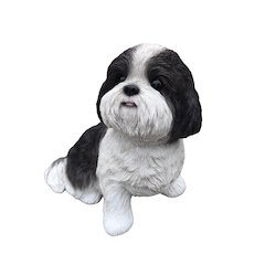 Monochrome Elegance: Shizu Polyresin Figurine in Black and White