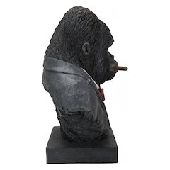 Gorilla Head with Tux