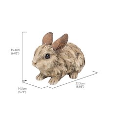 Large Driftwood Rabbit Statue
