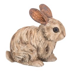 Small Driftwood Rabbit Statue