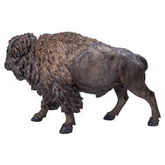 Large Size Bison Ornament