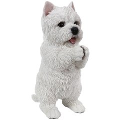 Westie Puppy Playing Statue