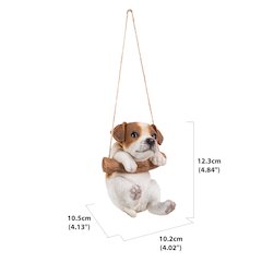 Hanging Jack Russell Terrier Puppy Statue