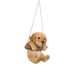 Hanging Golden Retriever Puppy Statue
