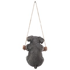 Hanging Schnauzer Puppy Statue