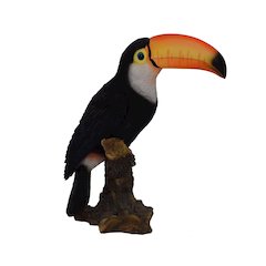 Toucan On Stump Statue