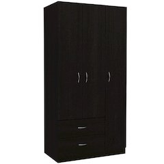 Austral Three Door Armoire Black MDF
