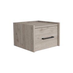 Boa Floating Nightstand Light Grey MDF