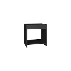 Chroma Nightstand Black MDF