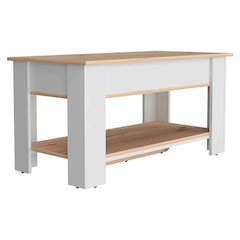 Entryway Benches Light Oak / White MDF
