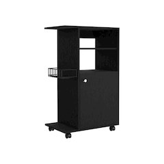 Clip Kitchen Cart Black MDF