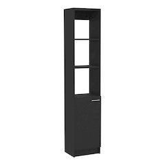 Jaspe Mirror Medicine Cabinet Black MDF