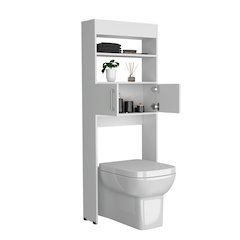 Madrid Over The Toilet Cabinet White MDF