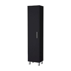Laska Storage Cabinet Black MDF