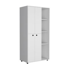 Misuri Wardrobe Armoire White MDF