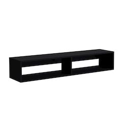 Warrior 59" Floating Tv Stand Black MDF