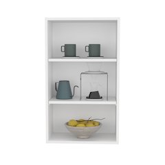 Eco 36" High Wall Cabinet White MDF