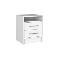 Eter Nightstand White MDF