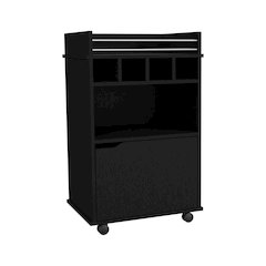 Phoenix Bar Cart Black MDF