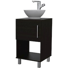 Gouda 18" Bathroom Vanity Black MDF