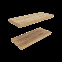 Ecco 31.5" Wide Floating Shelves Set Of 2, Shelves For Wall Decor Macadamia