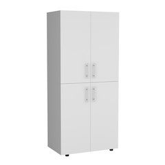 Hazel Armoire White MDF