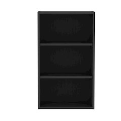 Eco 36" High Wall Cabinet Black MDF
