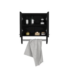 Optim Medicine Cabinet Black Wengue MDF