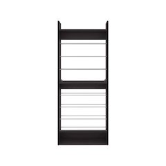 10-Tier Shoe Rack With Slim Vertical Design, Freestanding Footwear Storage,Black